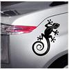 Ambiance Sticker Ambiance-Live, Adesivo da Parete, Adesivo Lucertola Geco per la Tua Auto - 16 x 20 cm - Nero