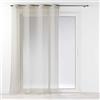 Douceur d'Intérieur Louise - Tenda con occhielli, 140 x 240 cm, colore: Beige