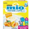 NESTLE' Nestlé Mio Merenda al Latte Albicocca da 6 Mesi Offerta 3 Confezioni da 4 Vasetti 100gr