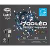 LOTTI Luci di Natale Lotti - Catena 700 LED Multicolor - Filo Verde da 28 Metri