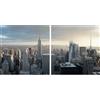 Adriani & Rossi Set 2 quadri Big Size 0924SB2 da 100x200 (2 pz 100x100) - Tela Canvas