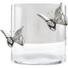Adriani & Rossi Vaso Illusion butterfly con due farfalle in ceramica