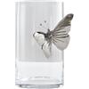 Adriani & Rossi Vaso Illusion butterfly con farfalla in ceramica