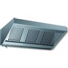 D.L. SERVICE Cappa snack con motore - Profondità 110 - Da 120 a 300 cm - In acciaio AISI 430 - Faretti cm 180 x 110 x 45h- FORO21x23 - E23 - FILTRI 4 - LUCI 4 - PORTATA2500m3/h- WATT 145 - SDR7/7