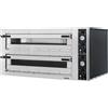 PRISMAFOOD Forno elettrico da 6+6 pizze - cm 146 x 100 x 80h Cielo e platea refrattari