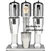 VEMA Frullino frozen da 800 cl x 3 bicchieri in policarbonato