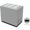 U 5 Pozzetto per gelato mantecato - N. 6 + 4 carapine Lt 7.5 - cm 102 x 67.9 x 96.1 h