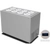U 5 Pozzetto per gelato mantecato - N. 8 + 6 carapine Lt 7.5 - cm 127 x 67.9 x 96.1 H