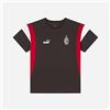 AC Milan FtblArchive Tee Jr Maglia Uomo Flat Dark Grigio Tango Rosso 116