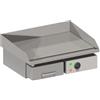 D.L. SERVICE Fry top elettrico con piano liscio cromato da cm 55 x 35