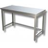 D.L. SERVICE Tavolo a giorno AISI 430 - Profondità 70 cm 200 x 70 x 85 h