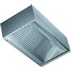 D.L. SERVICE Cappa cubica senza motore - Profondità 140 - Da 120 a 280 cm - In acciaio AISI 430 cm 180 x 140 x 45h - FORO 30x30 - E29 - FILTRI 4 - PORTATA 3200 m3/h