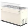 U 5 Vetrina per gelato mantecato a pozzetto - N. 10 + 8 Carapine - cm 157 x 79 x127.2 h