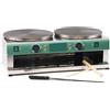 D.L. SERVICE Crepier elettrica doppia - Diametro mm 350 - Potenza W 4000