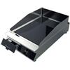 D.L. SERVICE Fry top vetroceramica con piano liscio ad infrarossi cm 41 x 67 x 12 h