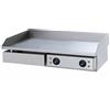 D.L. SERVICE Fry top elettrico con piano liscio a piastra cromata di cm 72.5 x 40