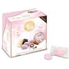 Buratti Confetti alla Mandorla Ricoperta di Cioccolato, Tenerezze Vassoio Rosa - 500 g