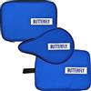 Butterfly Custodia per racchette da ping pong ovale, custodia singola (blu reale)