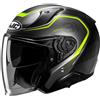 Hjc Casco Moto Jet Hjc RPHA 31 KOUV MC3HSF Nero Opaco Giallo