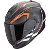 Scorpion Casco Moto Integrale Scorpion EXO 491 KRIPTA Nero Arancia Bi