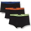 Emporio Armani 3-Pack Trunk Core Logoband Trunks, Nero/Nero/Nero, S Uomo