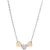 Fossil Collana Da Donna Con Motivi Vintage, Lunghezza 40,6 Cm, Estensione 5,1 Cm Collana In Acciaio Inossidabile Tricolore, JF02856998