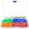 JNNJ 200 Pezzi Set Di Fusibili Auto, Kit Scatola Fusibili Siluro per Auto, Fusibili per Auto Assortiti Con 5A 8A 10A 16A 25A, Fusibile Siluri Di Fusione Fusibile in Ceramica per Camion, SUV, Casa