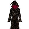 Harry Potter Accappatoio da donna con cappuccio, ideale come regalo, Nero , S