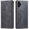 OKZone Cover per Samsung Galaxy A04S / A13 5G / A13 4G / M13 5G, Custodia Flip Pelle Portafoglio Magnetica Libro [Slot Schede], Silicone TPU Bumper Wallet Supporto Cover, Antiurto [Kickstand] (Nero)
