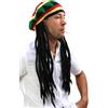 WIG ME UP - Copricapo con Dreadlocks Rastas Reggae Ska Giamaica Rastafari Marley