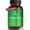 Vitabay Magnesio Malato Puro 1000 mg - 180 compresse vegane - scorta 6 mesi | metabolismo energetico, stanchezza & funzione muscolare - 1 compressa al giorno - testato in laboratorio - scorta 6 mesi