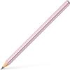 Faber-Castell Matita Jumbo Sparkle Grafite - Rosa Metallico
