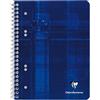 Clairefontaine 8576C Un quaderno a spirale Perforé - A5+ 16x21 cm - 160 pagine Détachables a righe - Carta Bianca 90g - copertina in carta laminata colore casuale