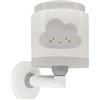 Dalber Lampada applique da parete per bambini Baby Dreams Nuvole grigio