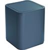 Gedy Seventy Pattumiera Bagno 8lt Colore Blu Petrolio con Coperchio Basculante in Plastica Leggera e Resistente, Cestino Bagno, Pattumiera da Bagno Portarifiuti, 100% Made in Italy L20xP20xH24,6cm