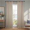HPD Half Price Drapes Tende oscuranti in finto lino, per camera da letto, 305 cm di lunghezza (1 pannello), 127 x 120 cm (larghezza x lunghezza), tende per soggiorno e decorazione domestica, marrone