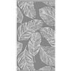 Fusion Matteo - Asciugamano in 100% cotone jacquard - 50 x 90 cm in grigio