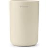 Brabantia - ReNew Porta Spazzolini - Organizer per Spazzolini Multipli - Base Antigraffio - Facile da Pulire - Resistente alla Corrosione - Accessorio per il Bagno - Soft Beige - 8 x 8 x 11 cm