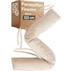 Praknu Paraspifferi Isolante per Porte e Finestre fino a 120 cm - Lavabile - Risparmio Energetico - Extra Lungo e Pesante - Beige