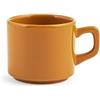 H&H Stoccolma Set 24 Tazze Tè, Stoneware, Arancio, 190cc