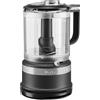 Kitchenaid 5KFC0516EBM - Tritatutto in plastica, 1,19 litri, colore: Nero opaco