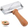 Tianman Mattarello in marmo, piccolo, per mattarello, per pizza, in marmo, antiaderente, per tortilla fudge, pizza e altri biscotti in cucina (tipo 1 bianco)