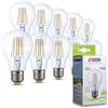 E-QUICKLY Lampadine Led E27 luce naturale - 10W equivalenti 90w, 1000 lumen, Lampadina luce led naturale 4000k, Lampada attacco grande, lampadina led e27 vintage, lampadine led filamento e27, 10 PZ