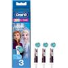 Oral-B Kids Testine Di Ricambio Con Personaggi Disney Frozen, Confezione Da 3 pezzi