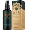 ANA Naturkosmetik Siero di Retinolo BIO ad alto dosaggio -100ml -Vegan- Retinolo ad alto dosaggio + olio di semi di canapa-Pelle luminosa e uniforme-Anti-invecchiamento per il viso-ANA Natural Cosmetics Made in Germany