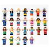 WOWTOYS Amici da Tutto il Mondo - Set 26 Personaggi, Animali e Veicoli