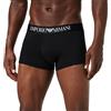 Emporio Armani Uomo Boxer Iconic Logoband Boxer, Black White, M