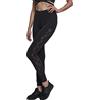 URBAN CLASSICS Leggings Donna Elasticizzati, Skinny Leggins Neri con Inserti in Retina, Pantalone Sportivo per Yoga e Fitness, Anche per Grandi Taglie XS - XL