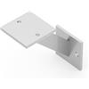 Alberts 806132 Opzionale in Vari Colori di Tendenza-Mensola in Coppia o singola-50 x 100 x 100 mm, Bianco