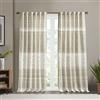INK+IVY Mila II40-1183 - Tenda a pannello singolo in ciniglia trapuntata, 100% cotone, con tasca per bastone, per soggiorno, trattamento privacy per camera da letto, appartamenti, 127 x 213,4 cm,